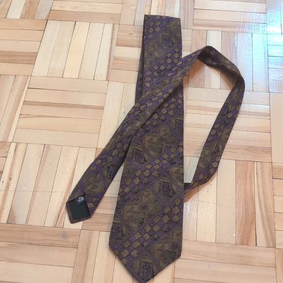 YSL Yves Saint Laurent vintage silk tie - Picture 2 of 5